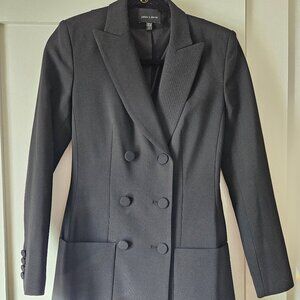 Judith & Charles Digital Tuxedo Dress Size 2 ASO MEGHAN MARKLE EUC